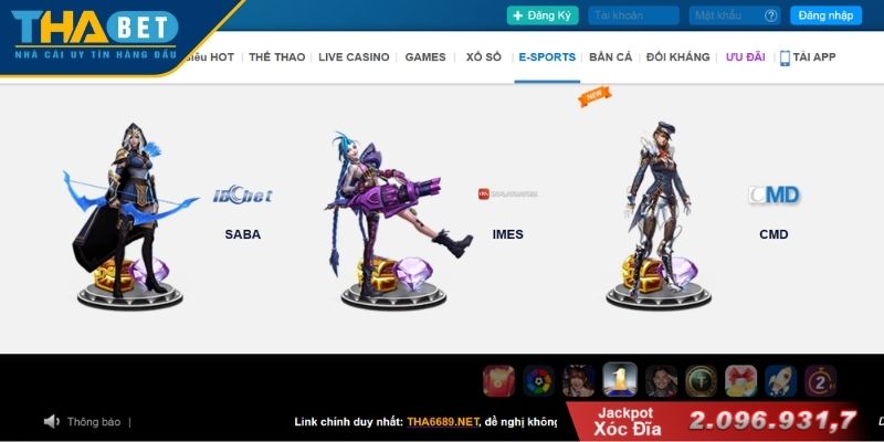 Đăng ký THABET trải nghiệm kho tàng game cá cược khổng lồ